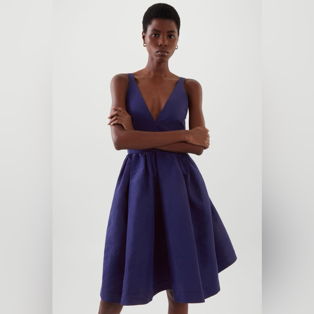 Navy blue COS mini dress